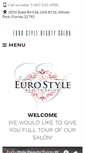 Mobile Screenshot of eurostylebeautysalon.com